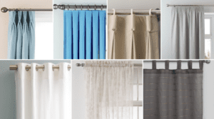 types of curtains