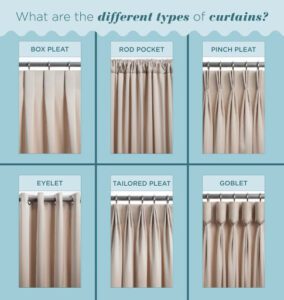 types of curtains