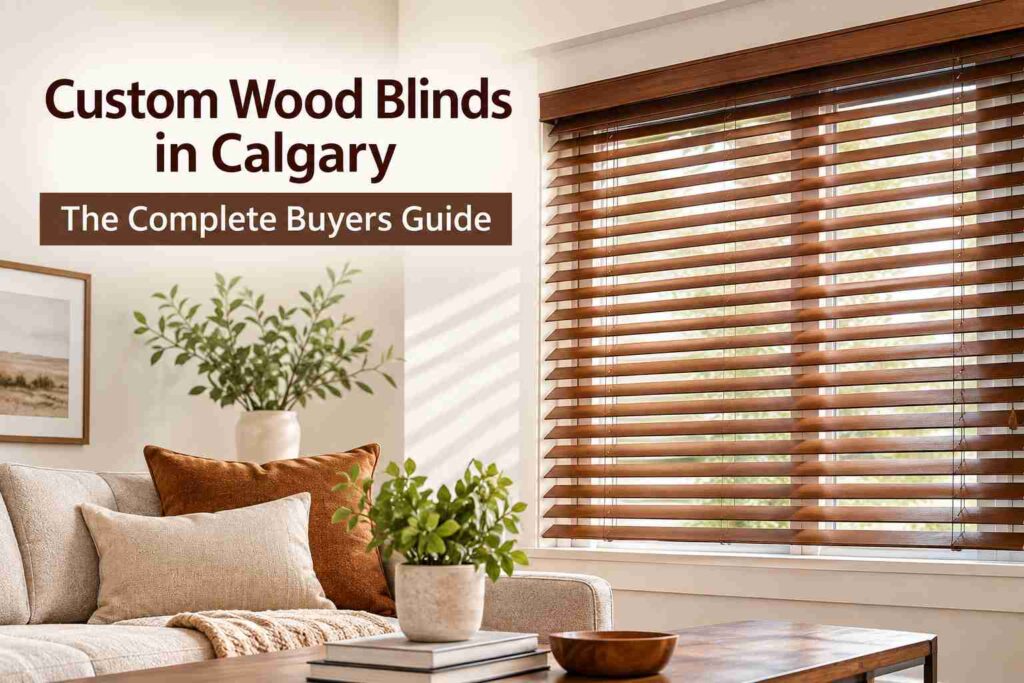 Custom Wood Blinds in Calgary — The Complete Buyer's Guide