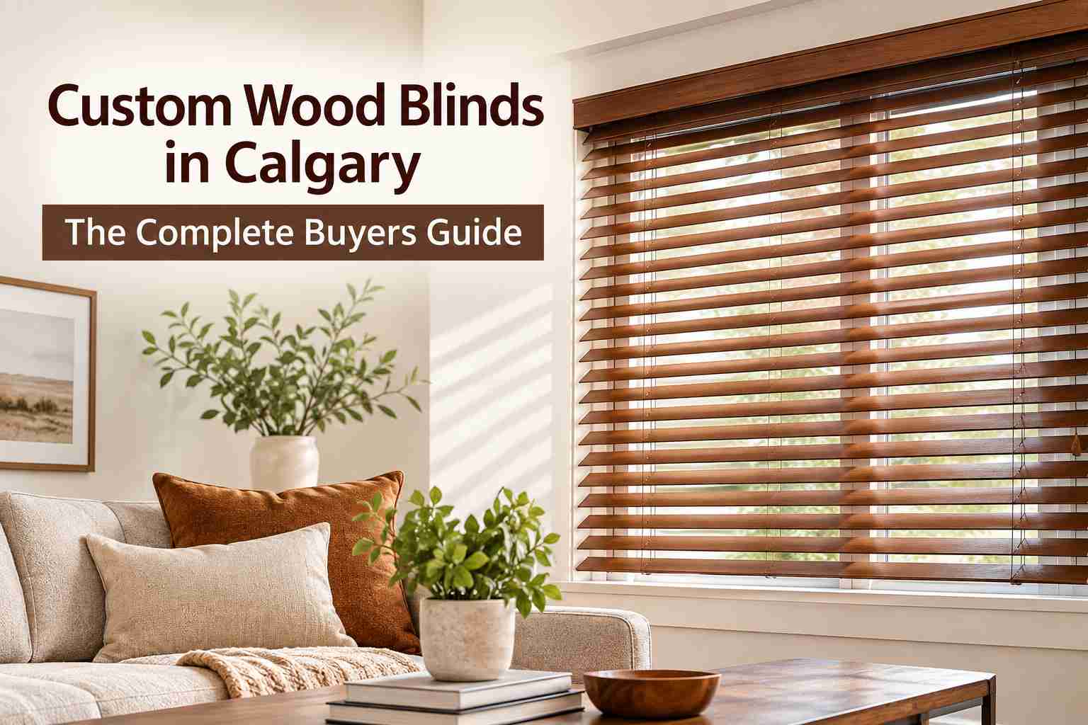 Custom Wood Blinds in Calgary — The Complete Buyer's Guide