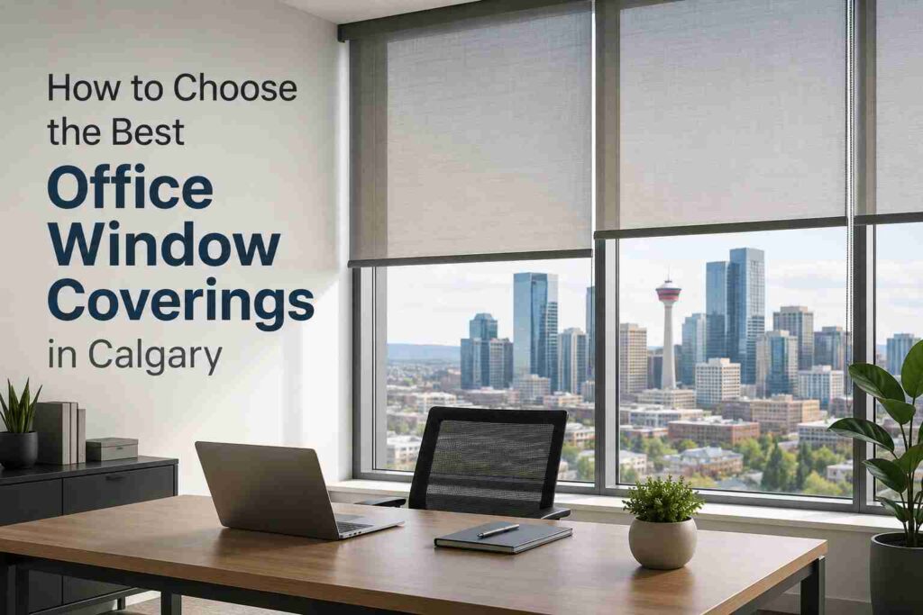 How to Choose the Best Office Window Coverings in Calgary