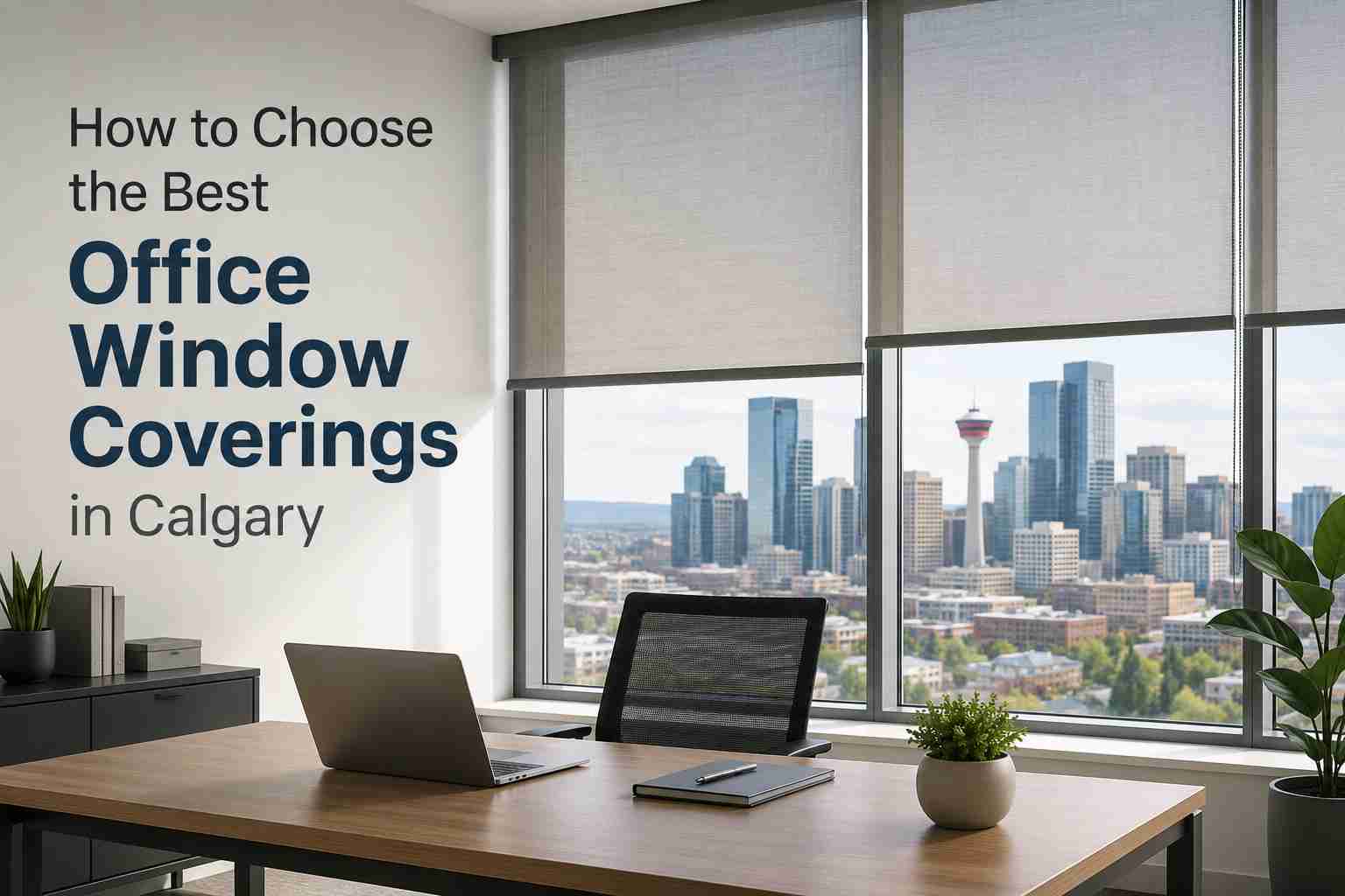 How to Choose the Best Office Window Coverings in Calgary