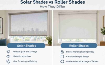 Solar Shades vs. Roller Shades: How They Differ
