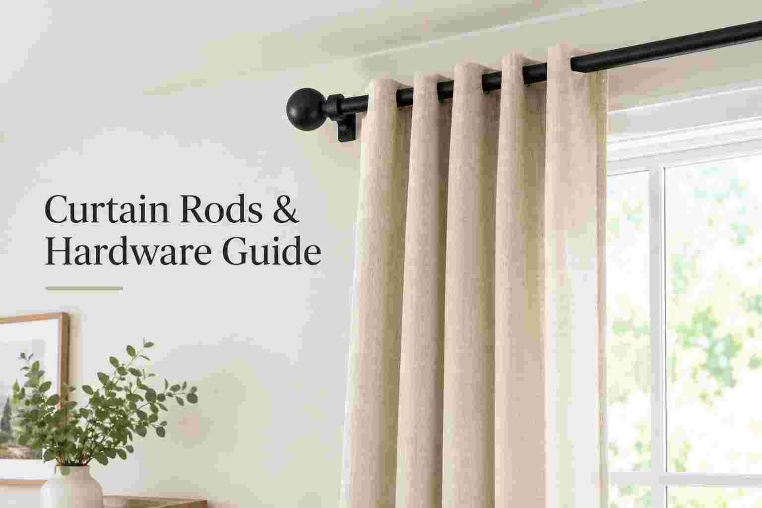Curtain Rods and Hardware Guide: Types, Sizes and How High to Hang