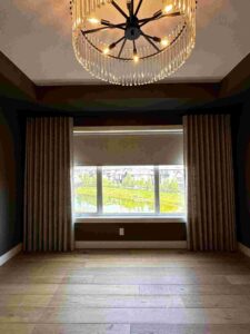 Curtains with Blackout Roller in Calgary New