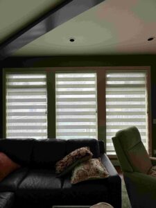 Scaled Zebra Blinds in Calgary